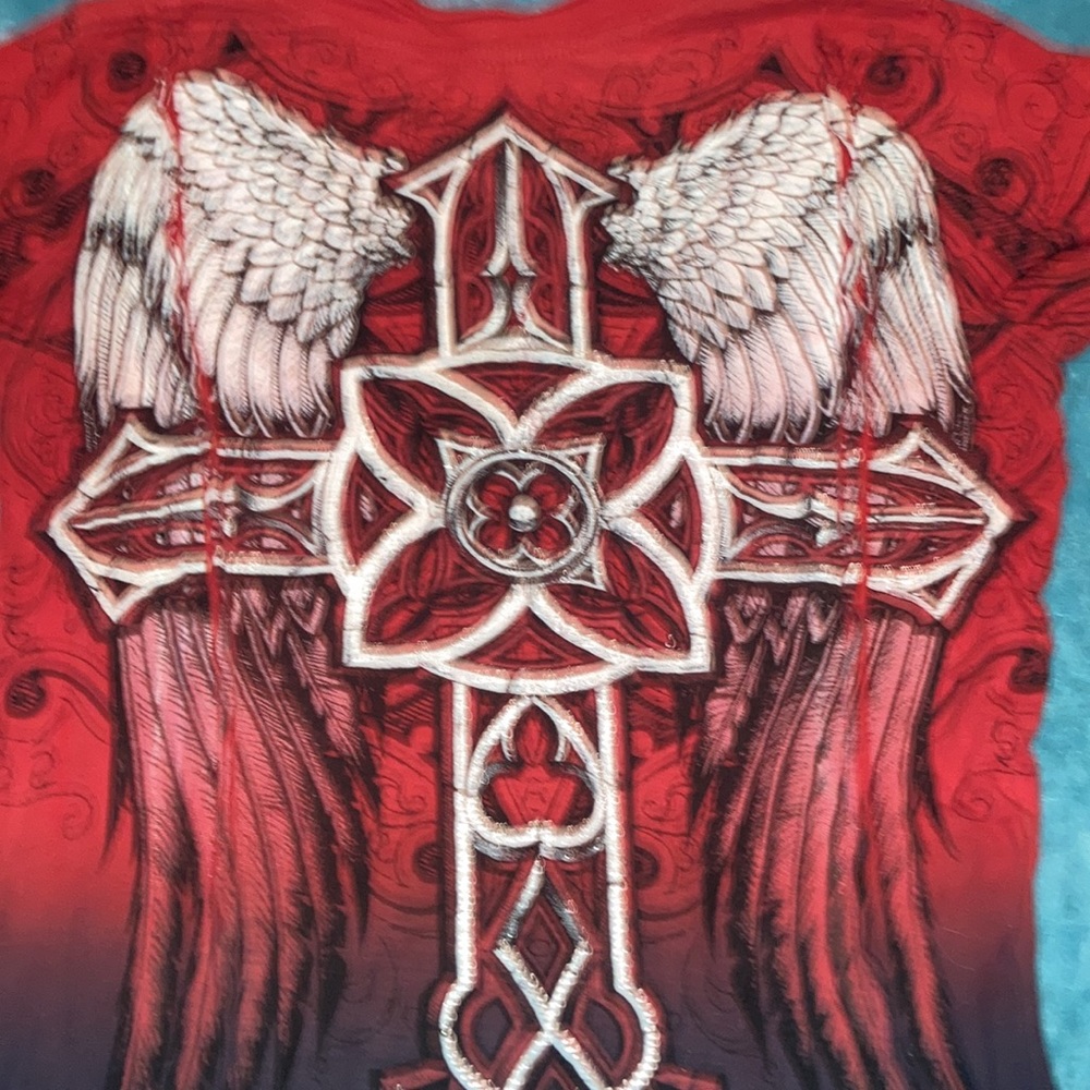 Affliction Gradient Limited Edition Archives Red … - image 4